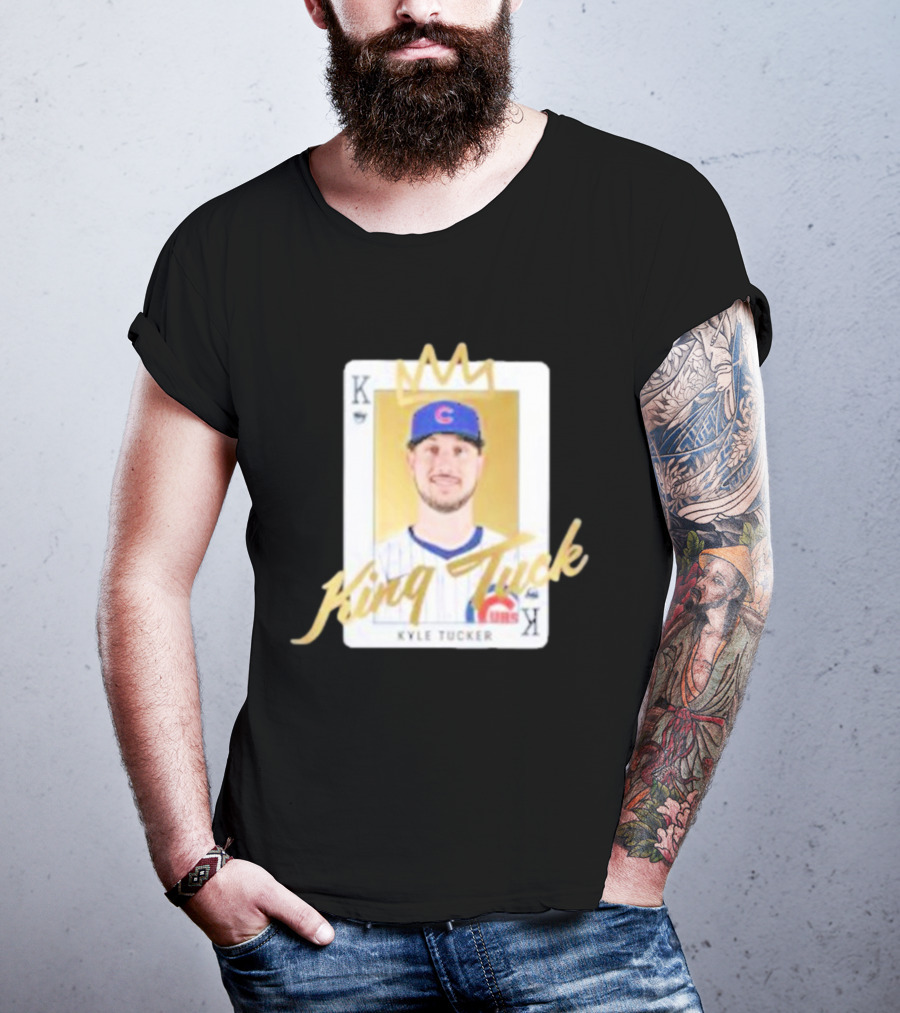 King Tuck Kyle Tucker Cubs Playing Card T-Shirt