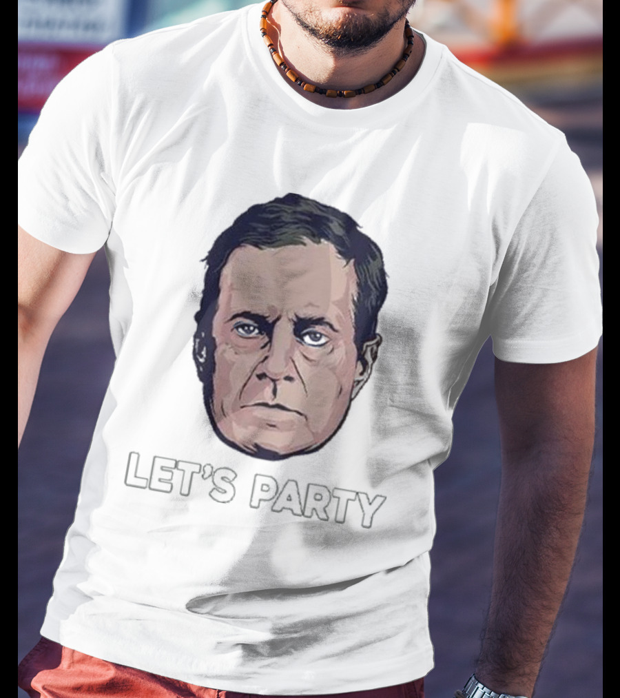 Bill Belichick Face Let's Party T-Shirt