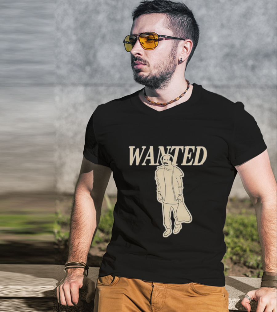 Vardagen Vdgn Wanted Sketch Outline T-Shirt