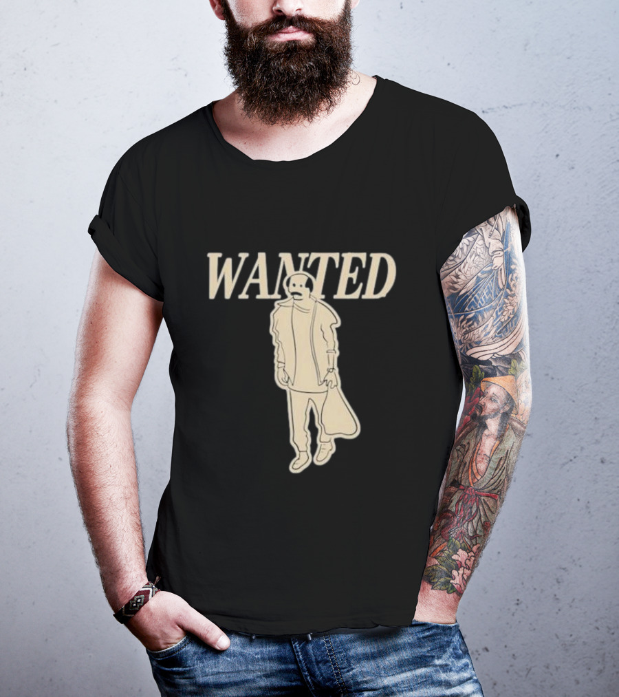Vardagen Vdgn Wanted Sketch Outline T-Shirt