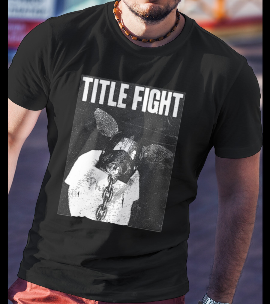 Title Fight Chained Pig Mask T-Shirt