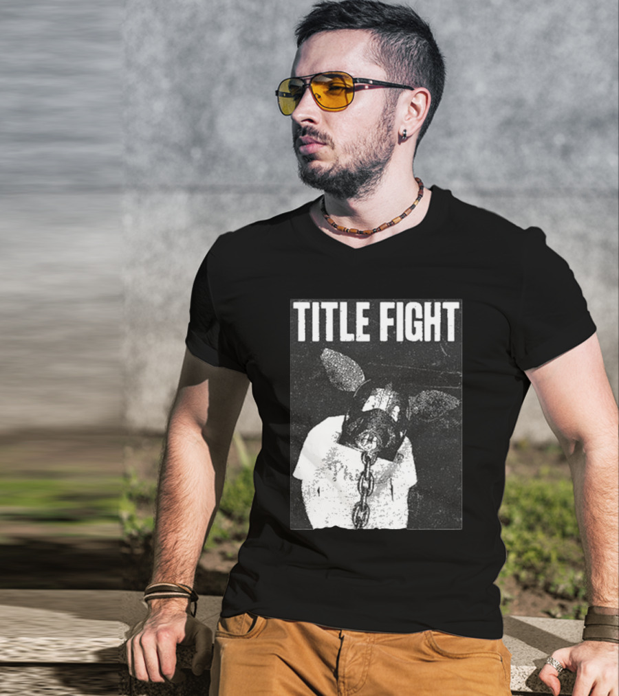 Title Fight Chained Pig Mask T-Shirt