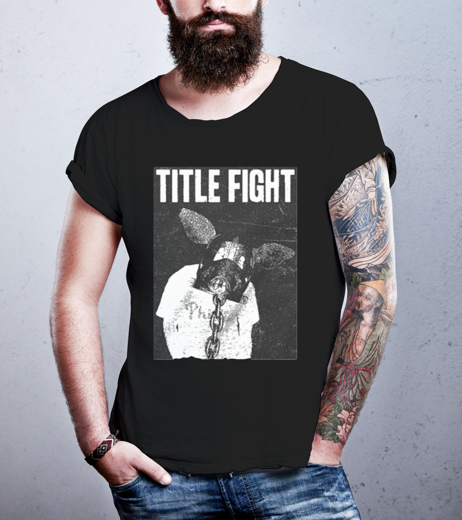 Title Fight Chained Pig Mask T-Shirt