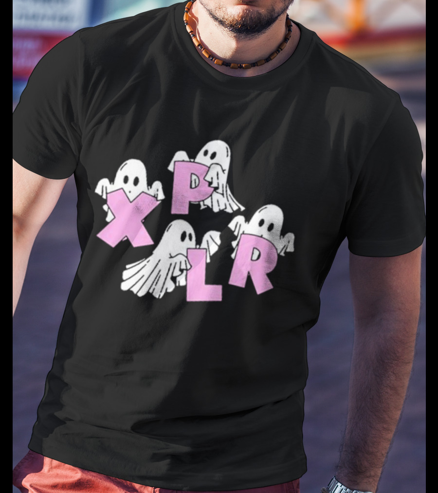 Xplr Ghosts With Pink Letters T-Shirt