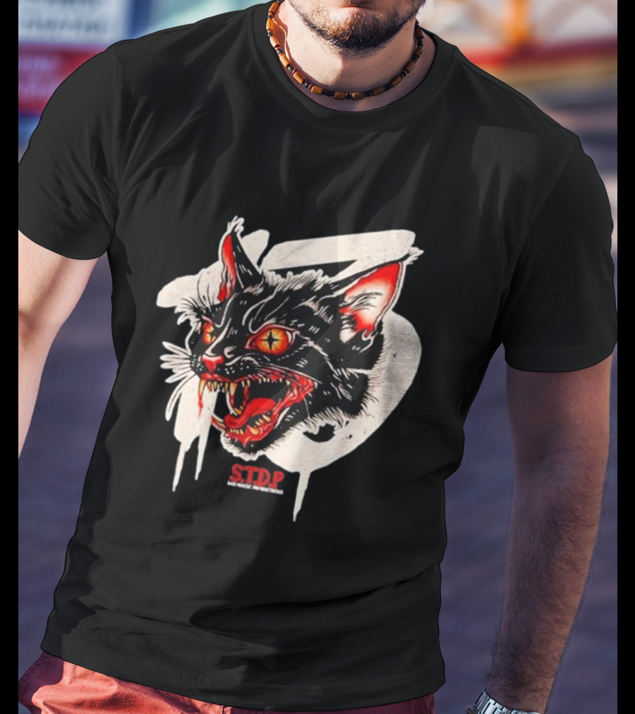 STDP Bad Magic Friday 13 Black Cat T-Shirt