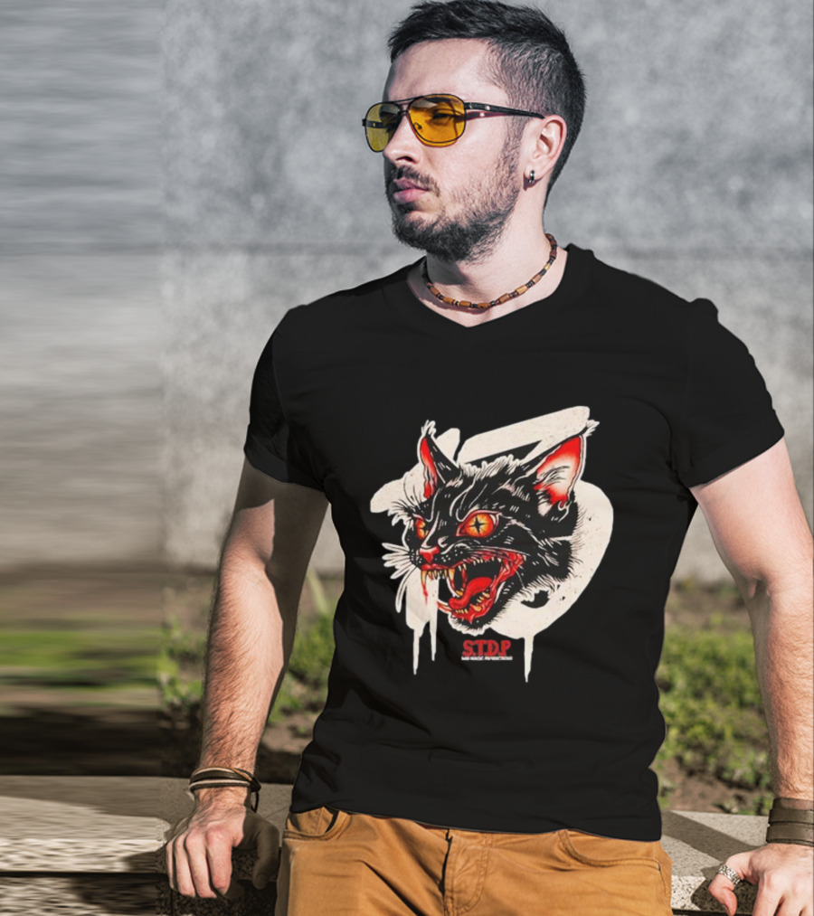 STDP Bad Magic Friday 13 Black Cat T-Shirt