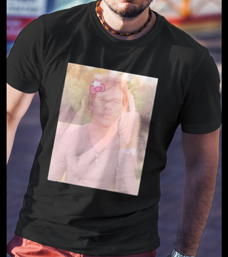 Dext Morgan Hello Kitty Coquette Bow Gesture T-Shirt