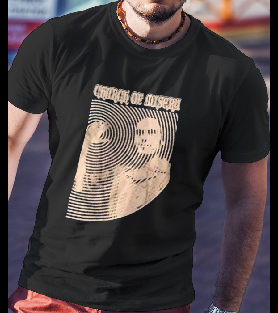 Church Of Misery Ted Bundy Optical Illusion T-Shirt