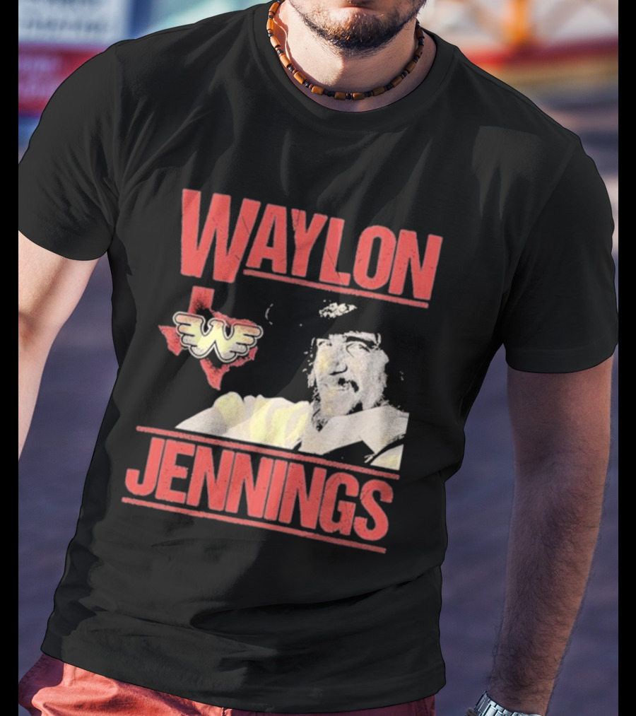 Waylon Jennings Flying W Texas T-Shirt