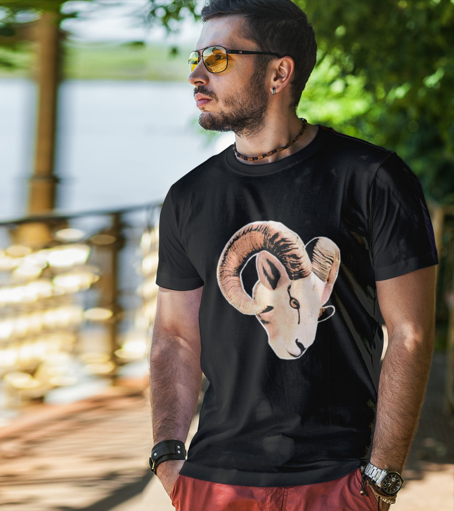 Golf X Rams Head Cutout T-Shirt