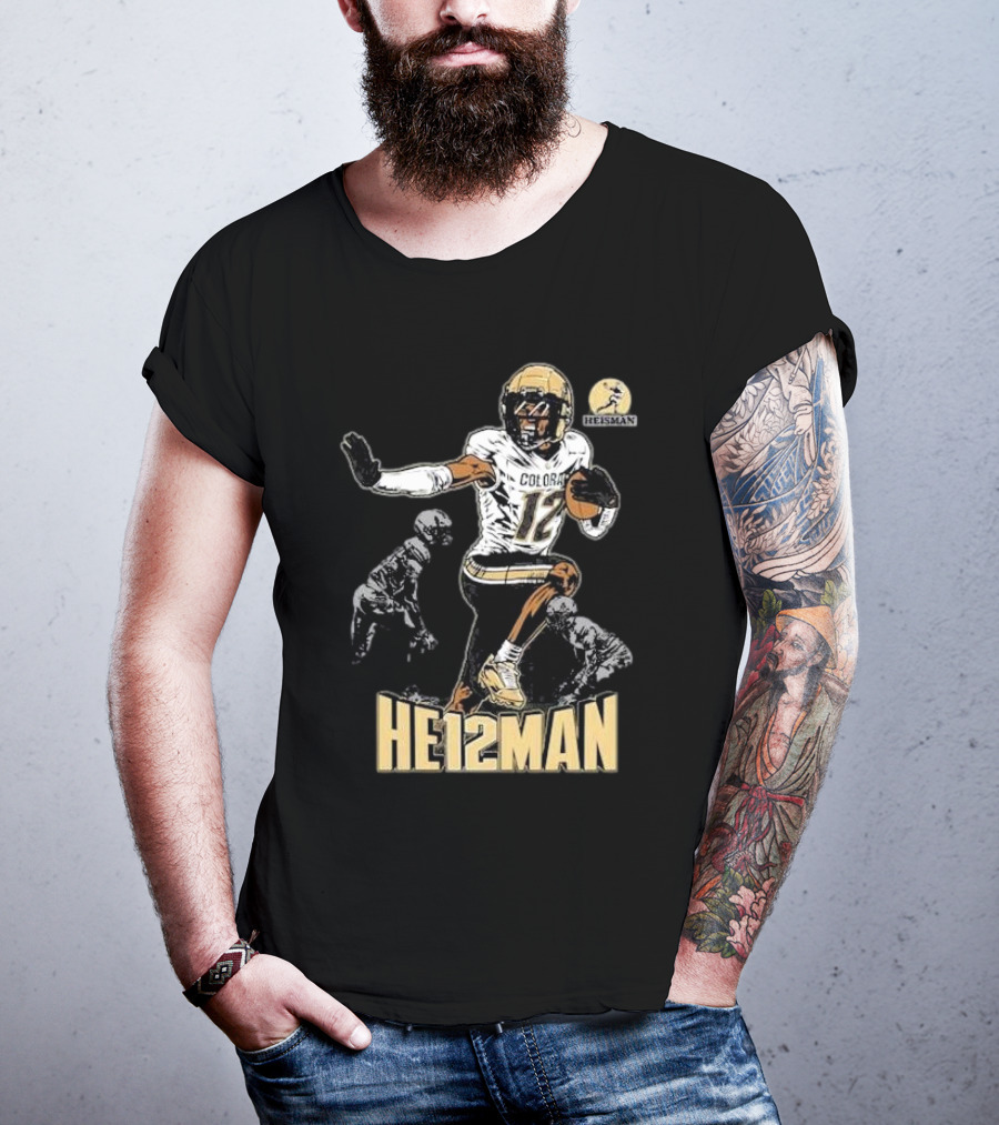 Heisman Colorado Football He12man Winner Travis Hunter T-Shirt