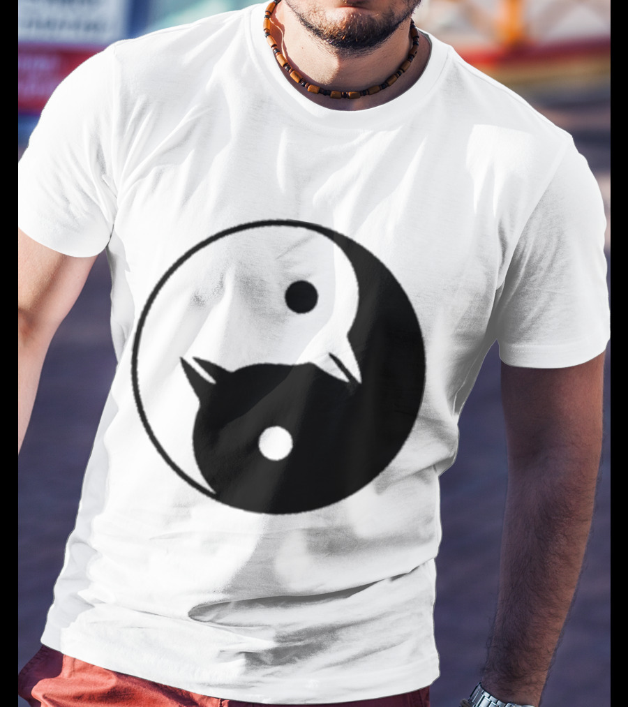 Yin Yang Penguins Pinguini Tattici Nucleari T-Shirt