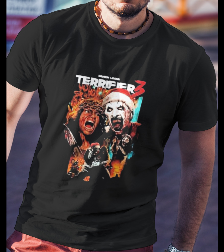 Damien Leone Terror Threads Terrifier 3 Horror Santa Claus Christmas Nightmare T-Shirt