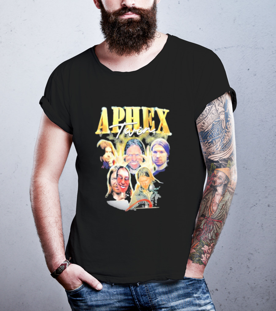 Aphex Twin Warp Music Iconic Faces Collection T-Shirt