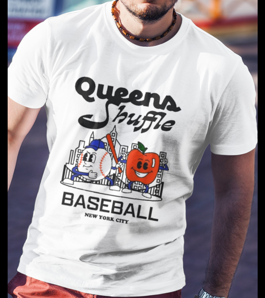 Queens Shuffle Baseball New York City T-Shirt