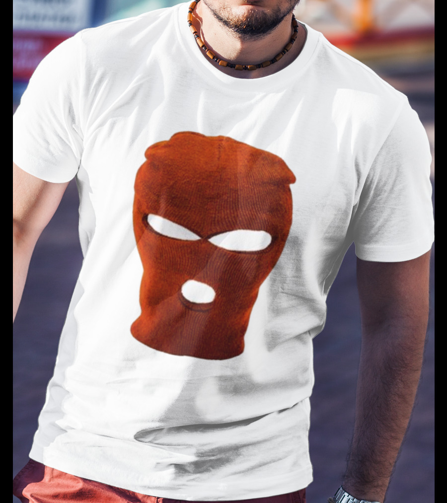 Nobigdyl Rob Hell Red Ski Mask T-Shirt