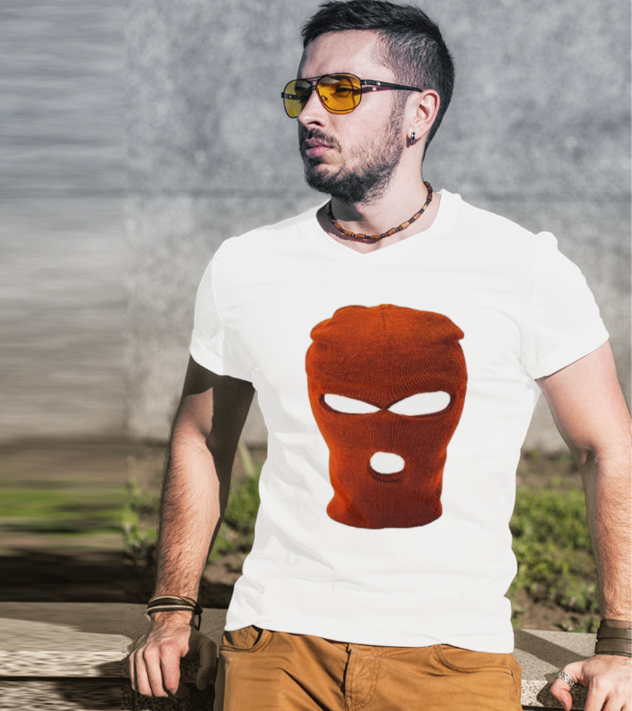 Nobigdyl Rob Hell Red Ski Mask T-Shirt
