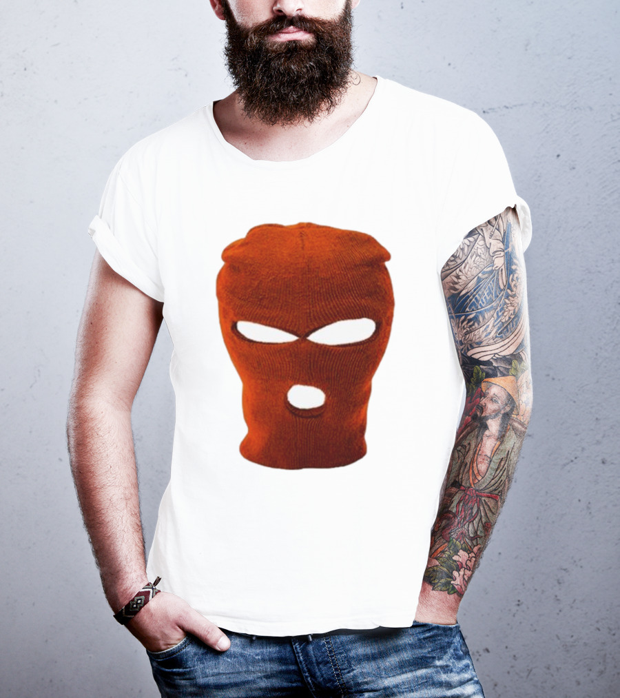 Nobigdyl Rob Hell Red Ski Mask T-Shirt