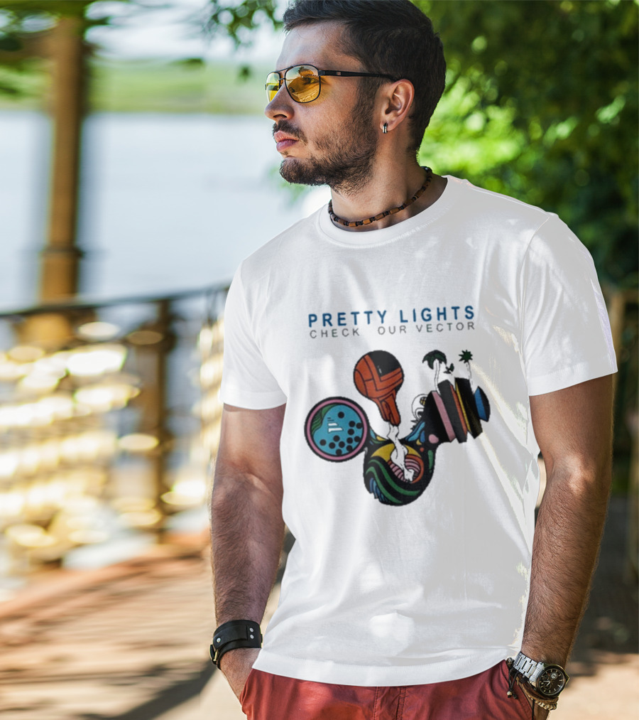 Pretty Lights Check Our Vector New T-Shirt