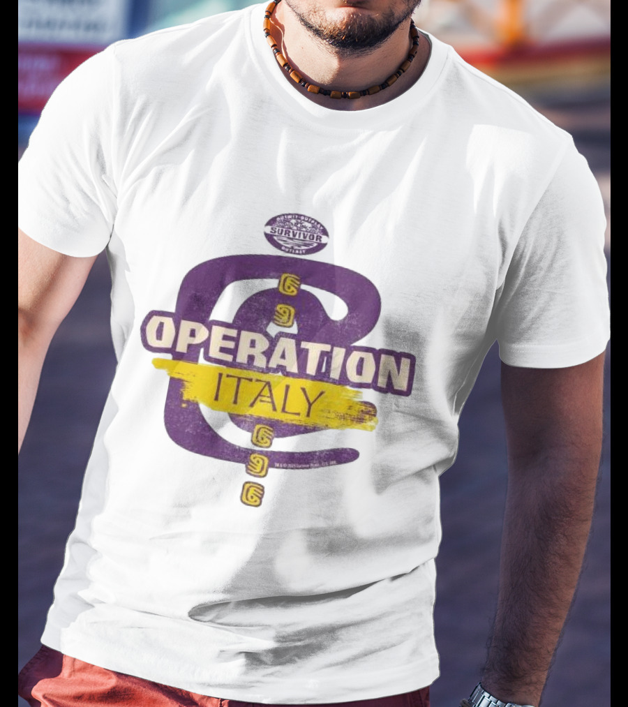 Survivor Operation Italy Purple Swirl T-Shirt
