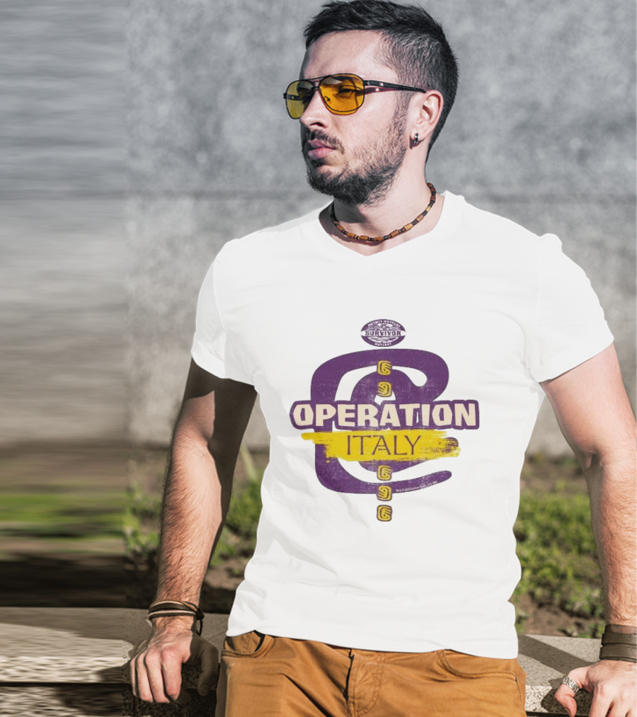 Survivor Operation Italy Purple Swirl T-Shirt