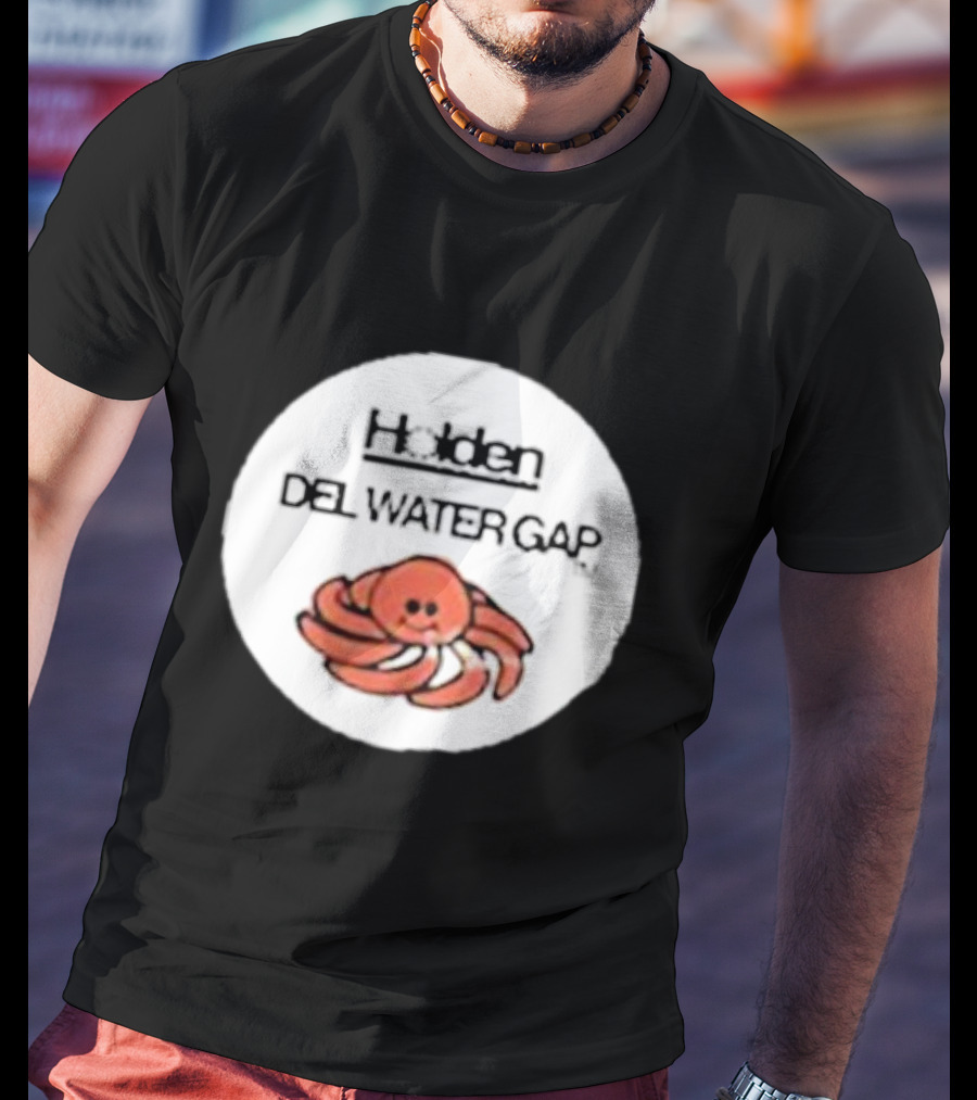 Holden Del Water Gap Octopus Fruit Sticker T-Shirt