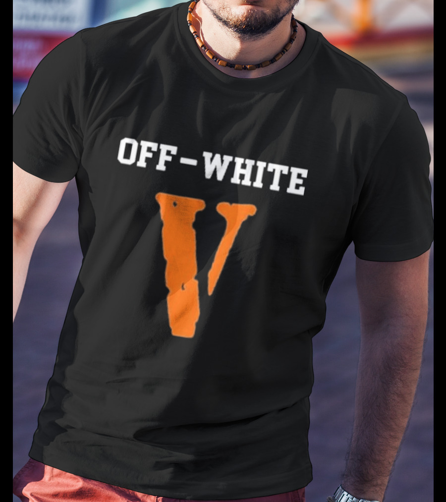 OFF-WHITE Vlone V Orange T-Shirt