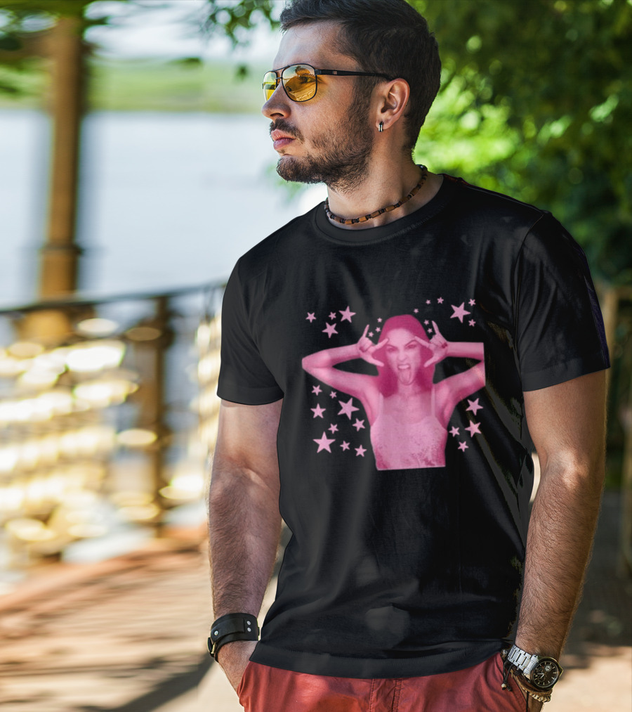 Olivia Rodrigo Spotify Wrapped Stars Pink Aesthetic T-Shirt