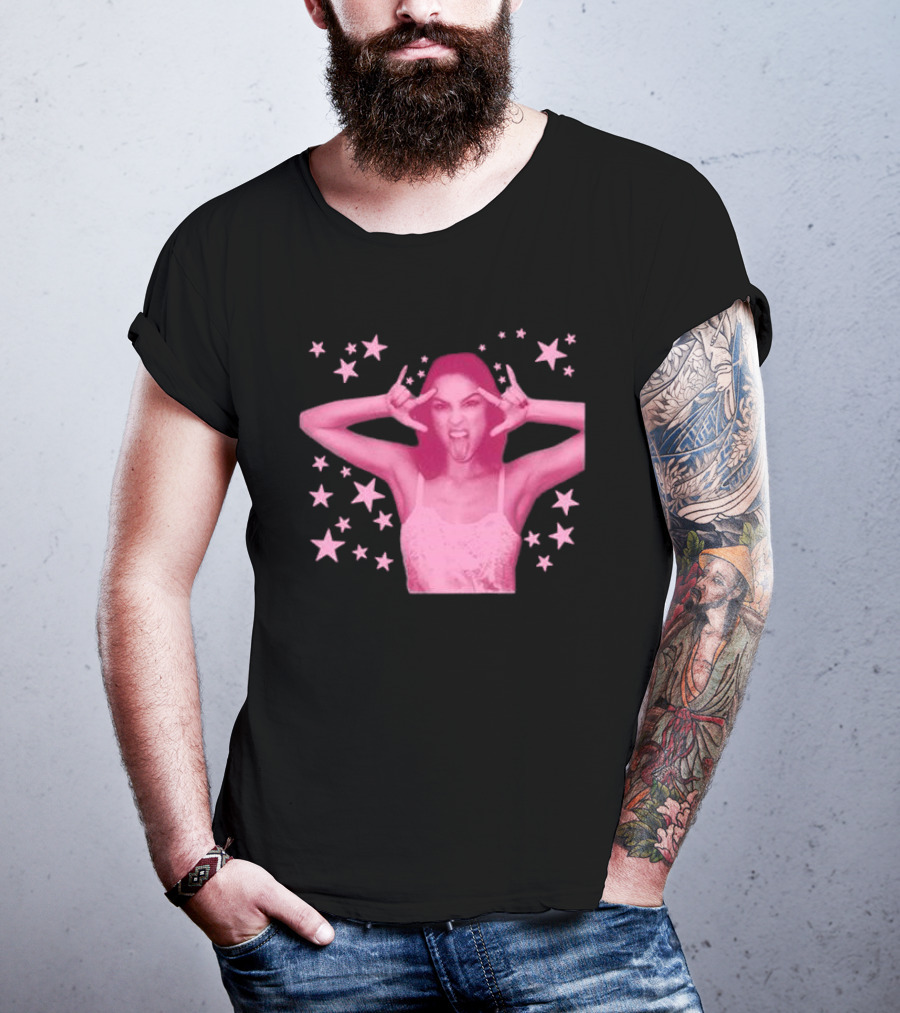 Olivia Rodrigo Spotify Wrapped Stars Pink Aesthetic T-Shirt