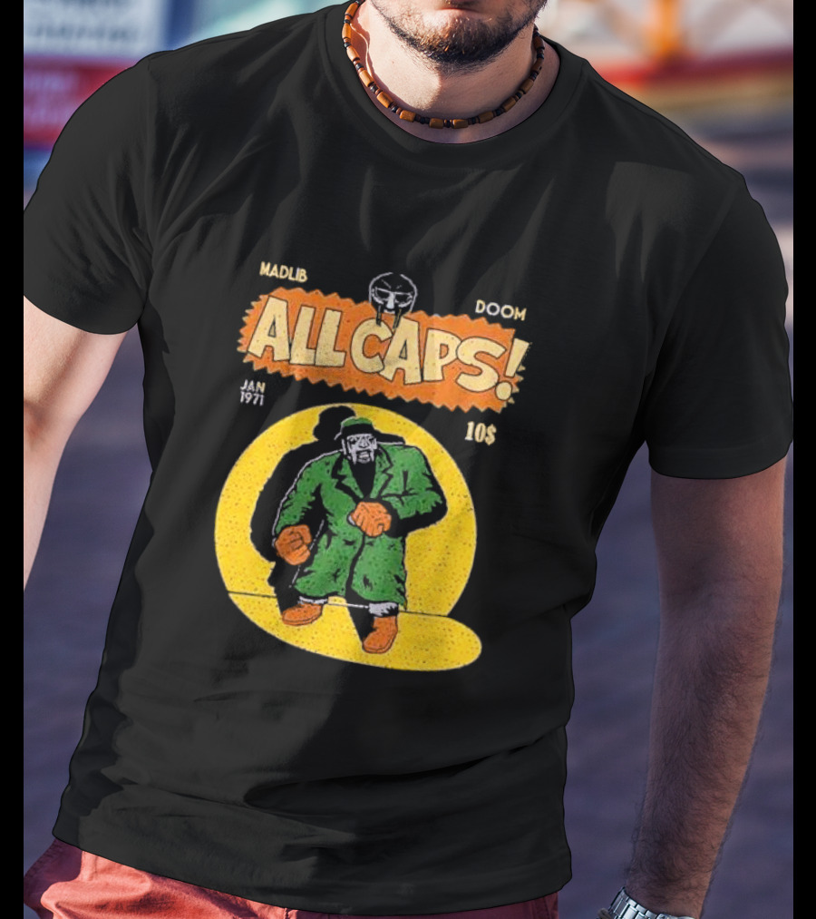 Madlib Doom All Caps January 1971 10 Cents T-Shirt
