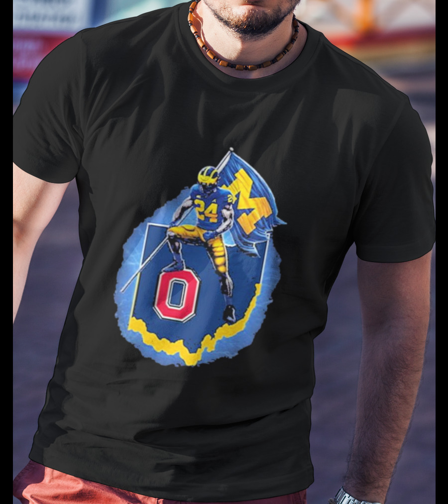 Michigan Victory Over Ohio Four Consecutive Wins Football Rivalry T-Shirt