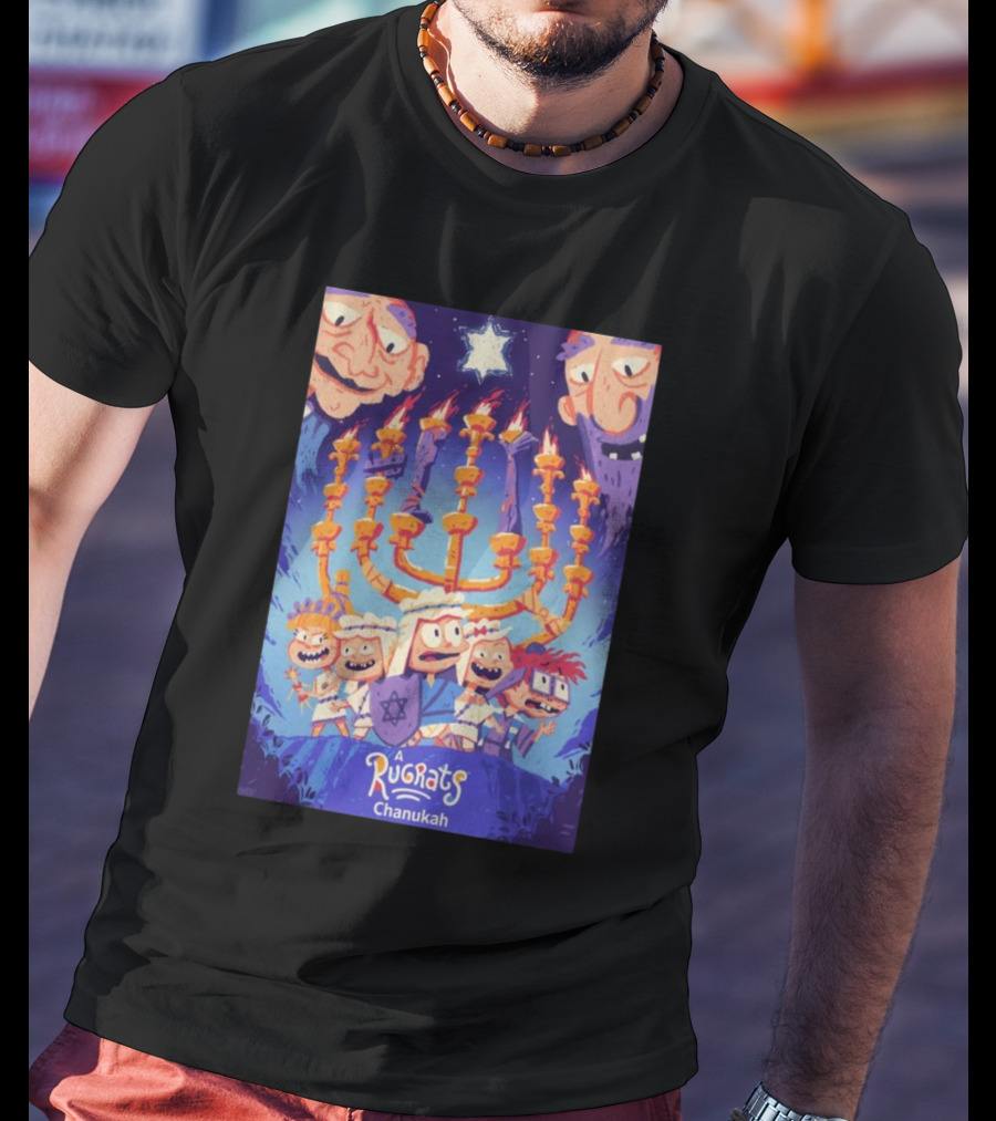 Mondo Debuts A Rugrats Chanukah With Menorah Adventure T-Shirt
