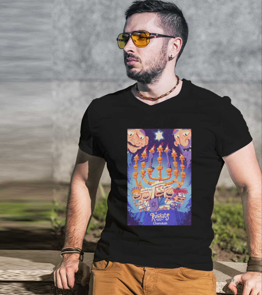 Mondo Debuts A Rugrats Chanukah With Menorah Adventure T-Shirt
