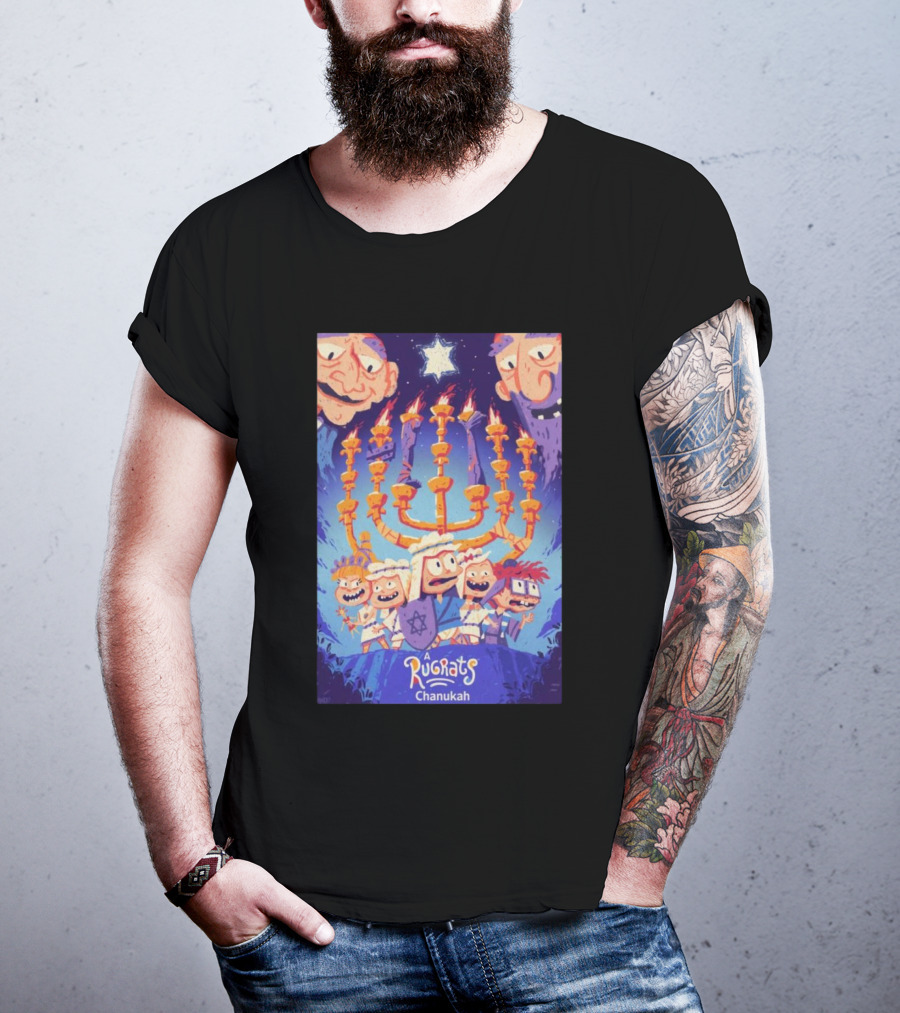 Mondo Debuts A Rugrats Chanukah With Menorah Adventure T-Shirt