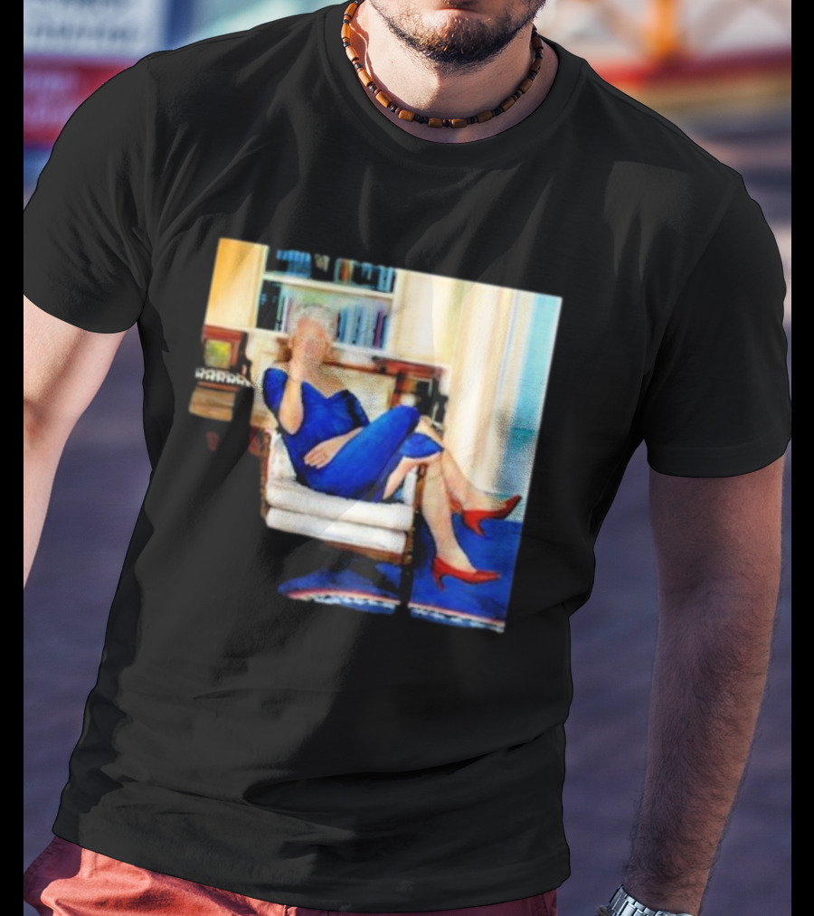 Parsing Bill Clinton Blue Dress Jeffrey Epstein Home T-Shirt