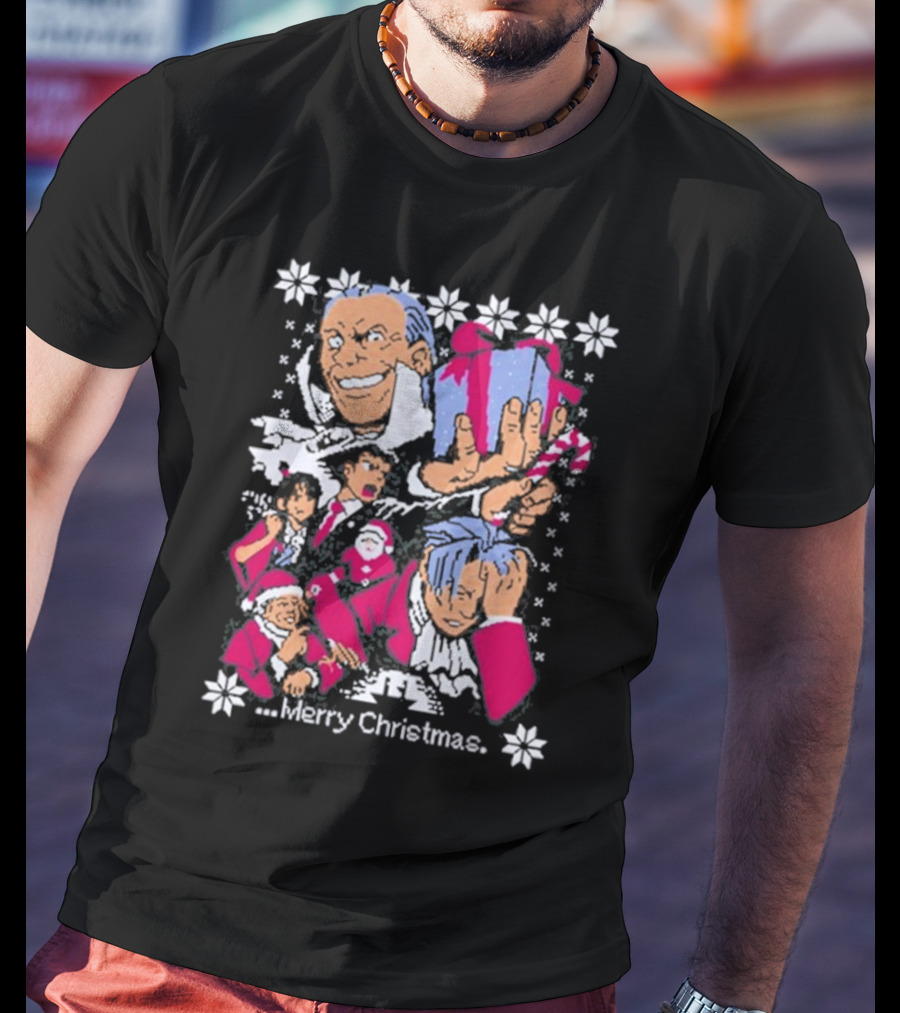 Merry Christmas Turnabout With Nina Matsumoto Characters T-Shirt