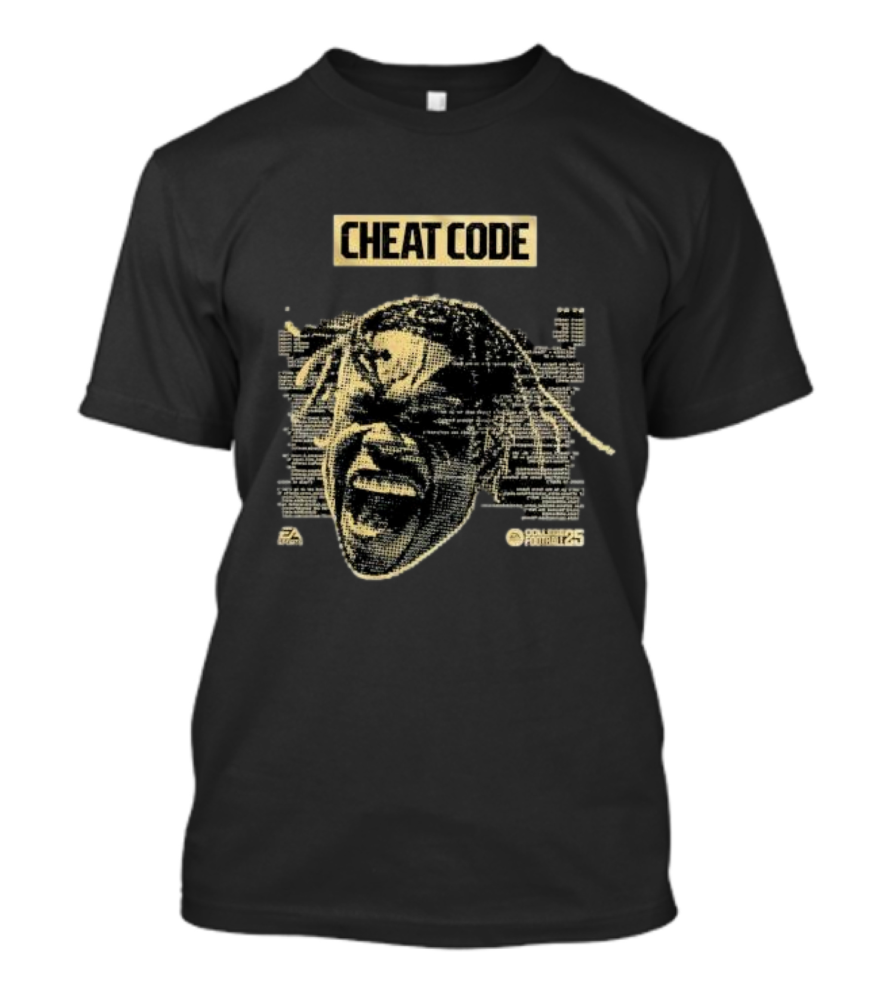 Cheat Code Travis Hunter EA Sports NCAA Football 25 T-Shirt