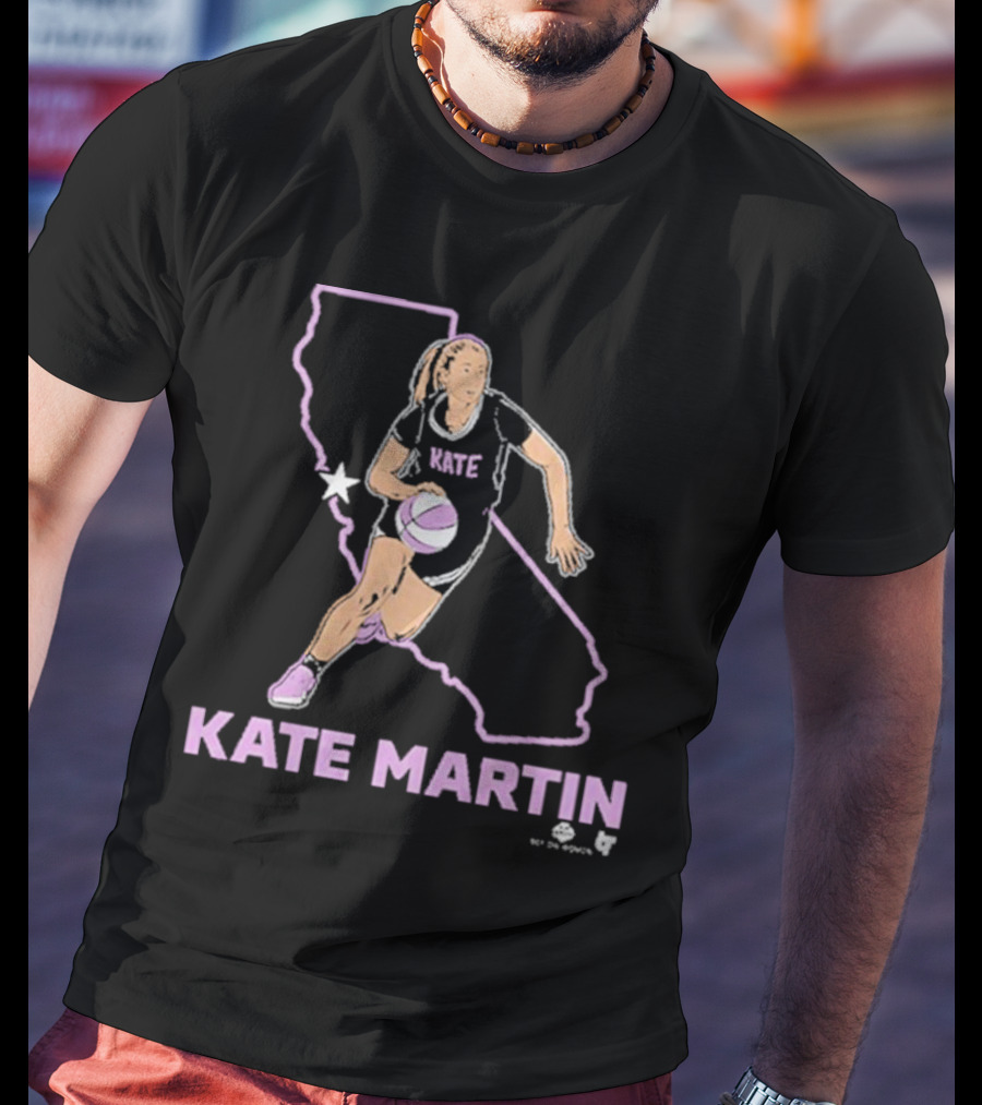 Kate Martin Basketball California Star T-Shirt