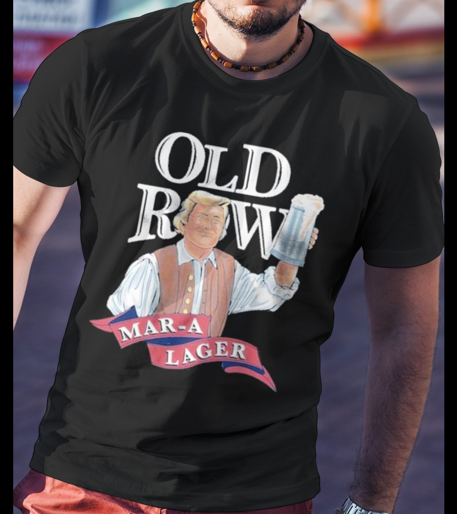 Old Row Mar-A Lager Vintage Style Cheers Figure T-Shirt