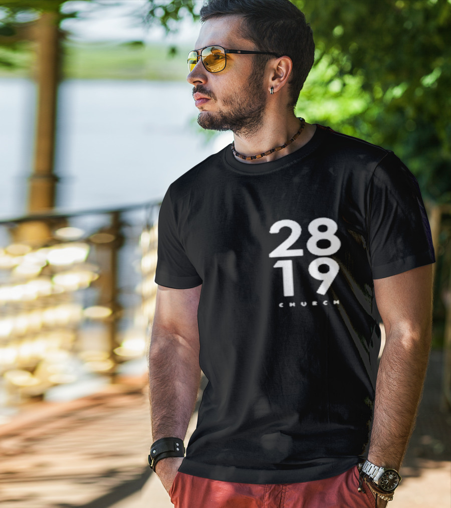 Philip Anthony Mitchell 2819 Church Minimalist Number T-Shirt
