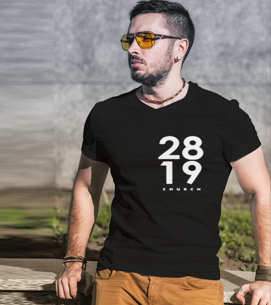 Philip Anthony Mitchell 2819 Church Minimalist Number T-Shirt