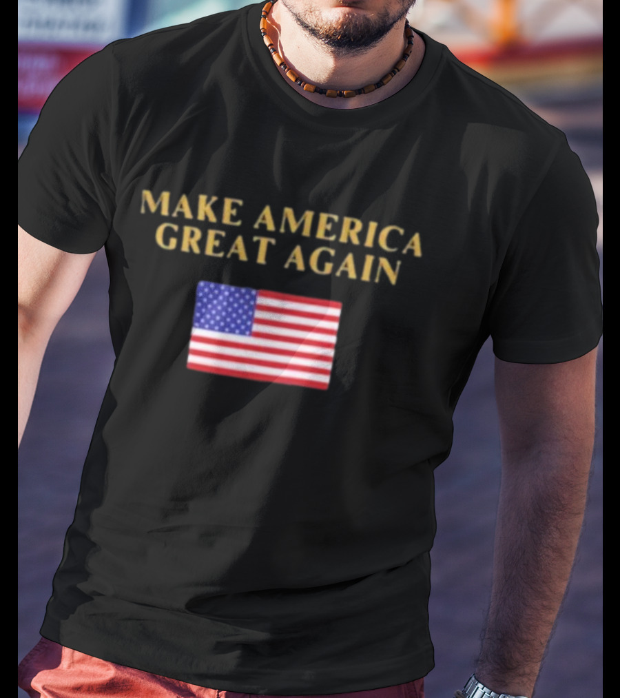 Make America Great Again American Flag T-Shirt