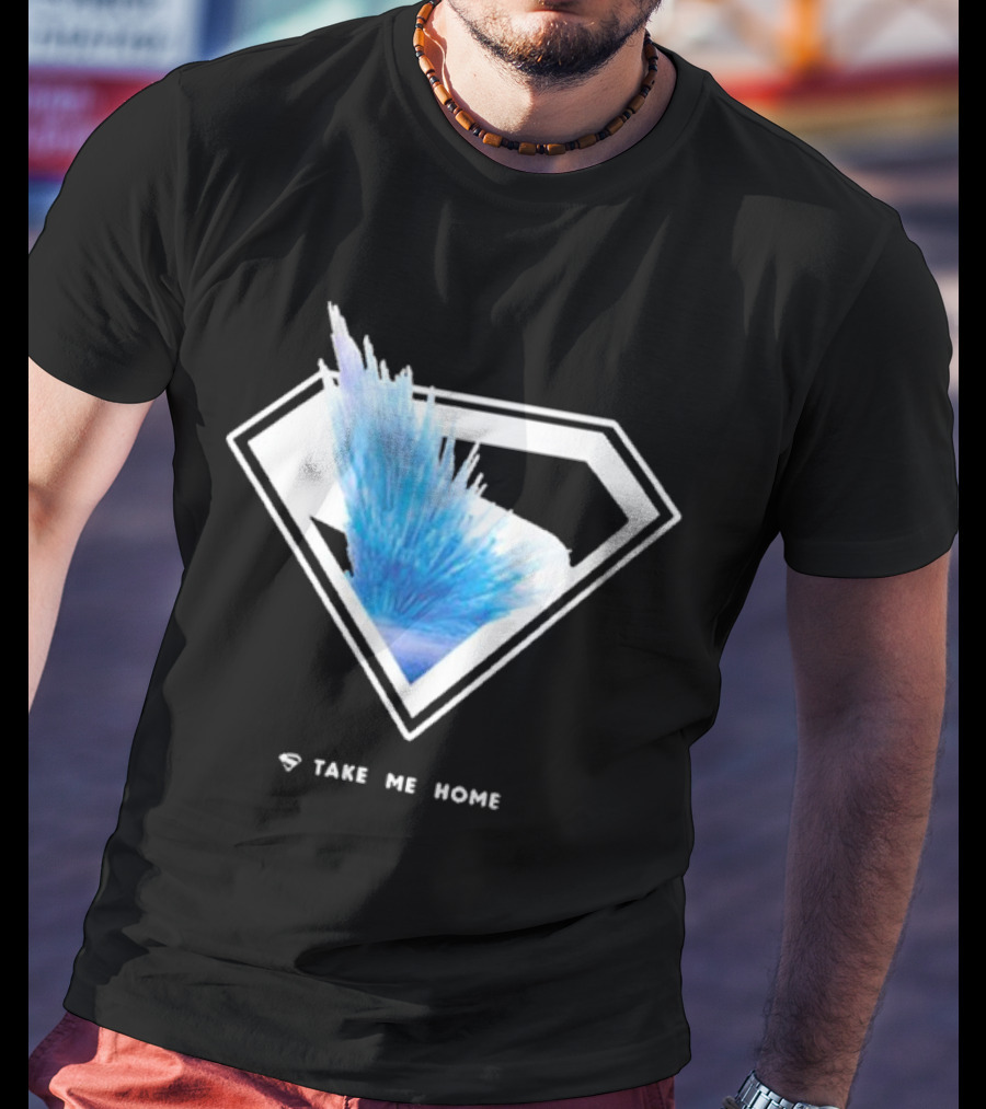 Uperman 2025 Take Me Home Ice Crystal Diamond Emblem T-Shirt