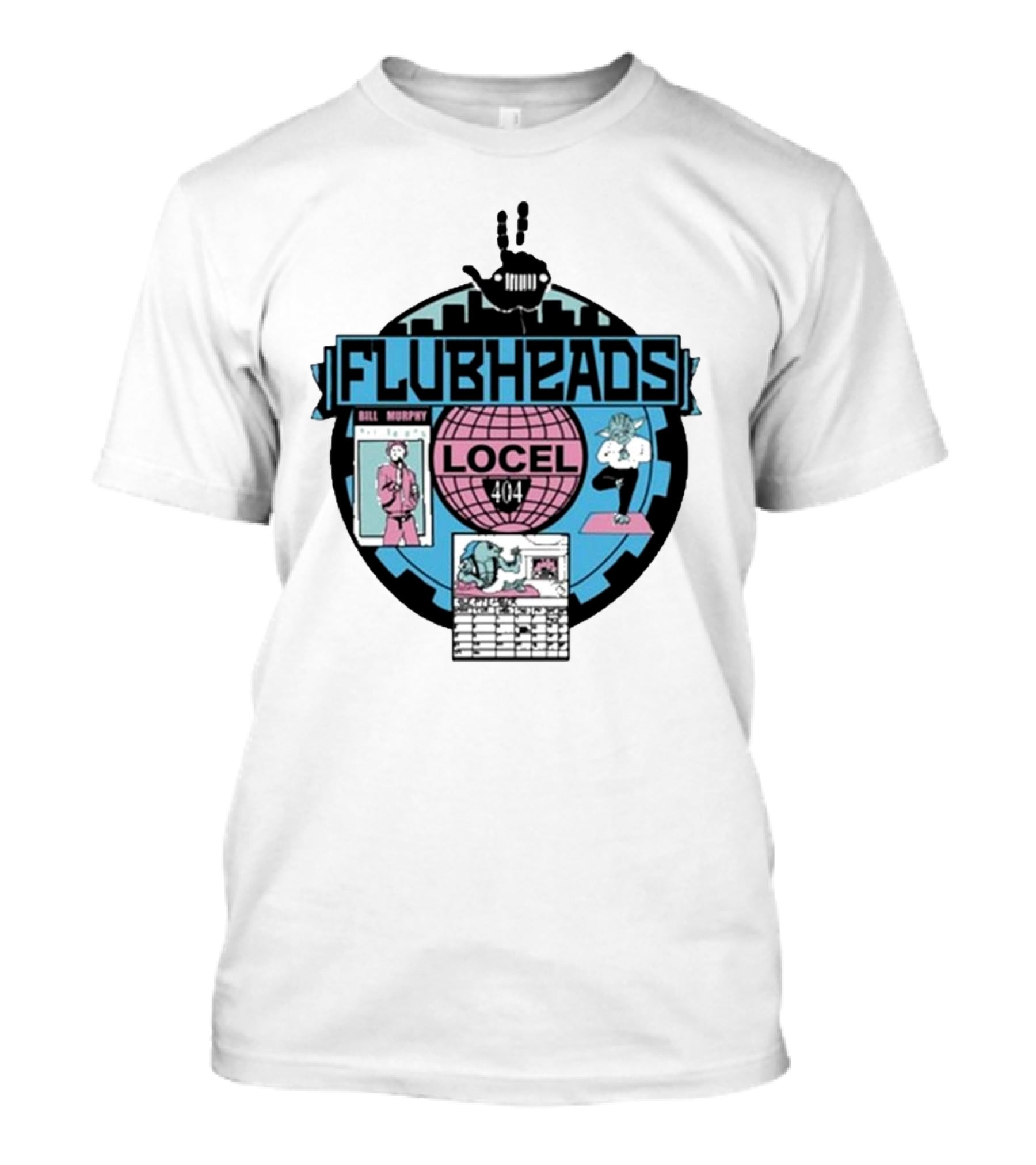 Flubheads Bill Murphy Locel 404 Retro Robot T-Shirt
