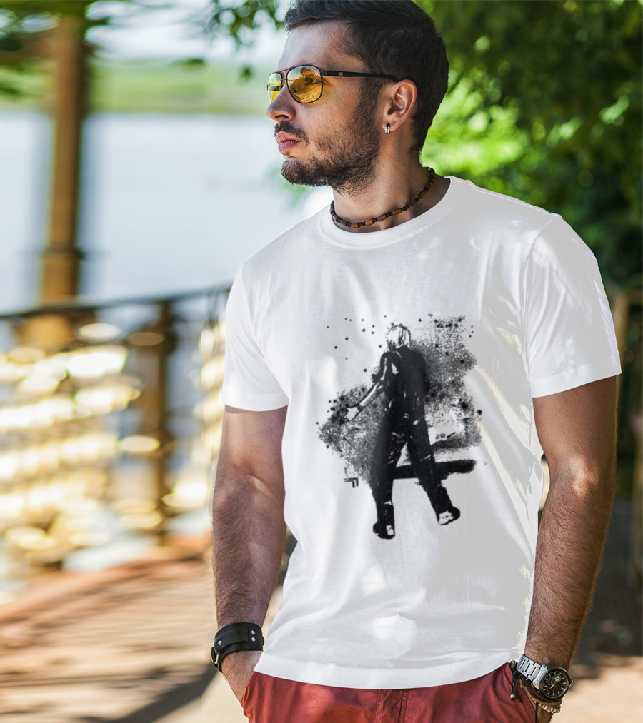 Lil Tjay Way Out The Hood Black And White Urban T-Shirt