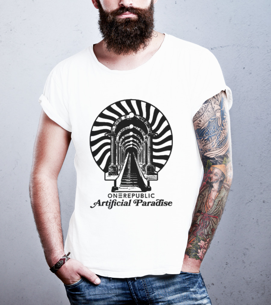 ONEREPUBLIC Artificial Paradise Archway Spiral T-Shirt