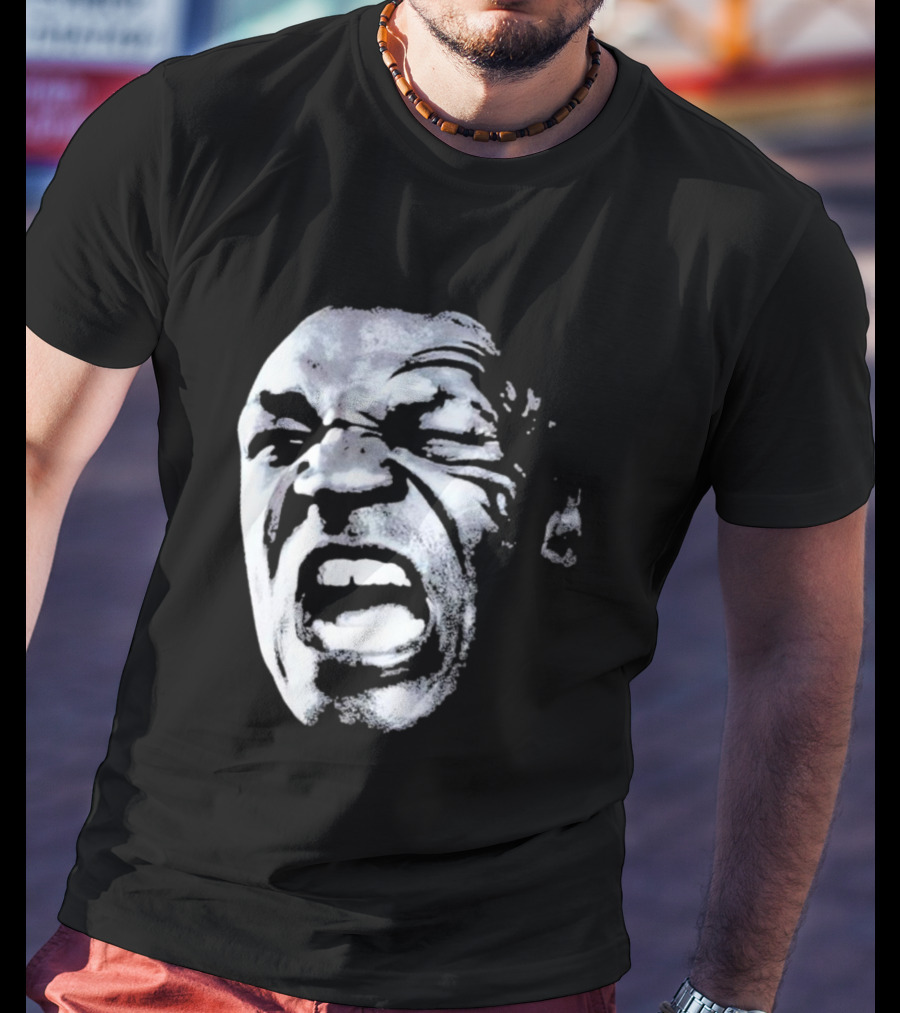 Lean And Mean Mike Tyson Expression Face T-Shirt