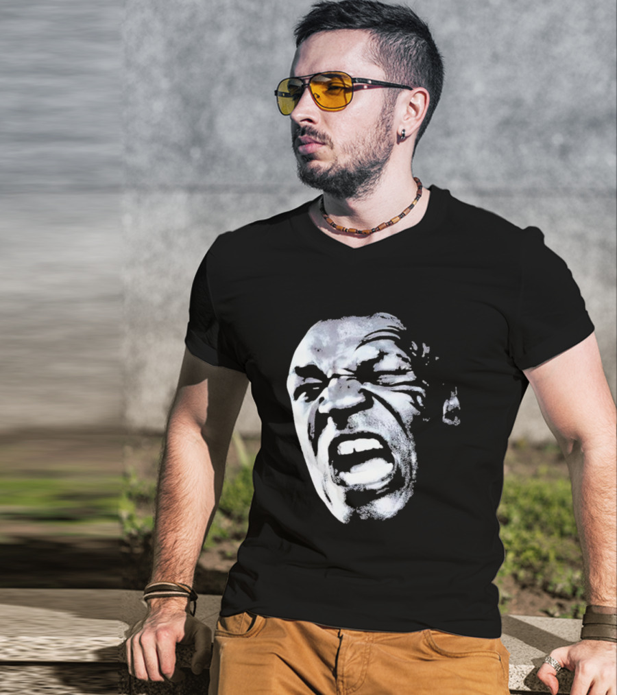 Lean And Mean Mike Tyson Expression Face T-Shirt
