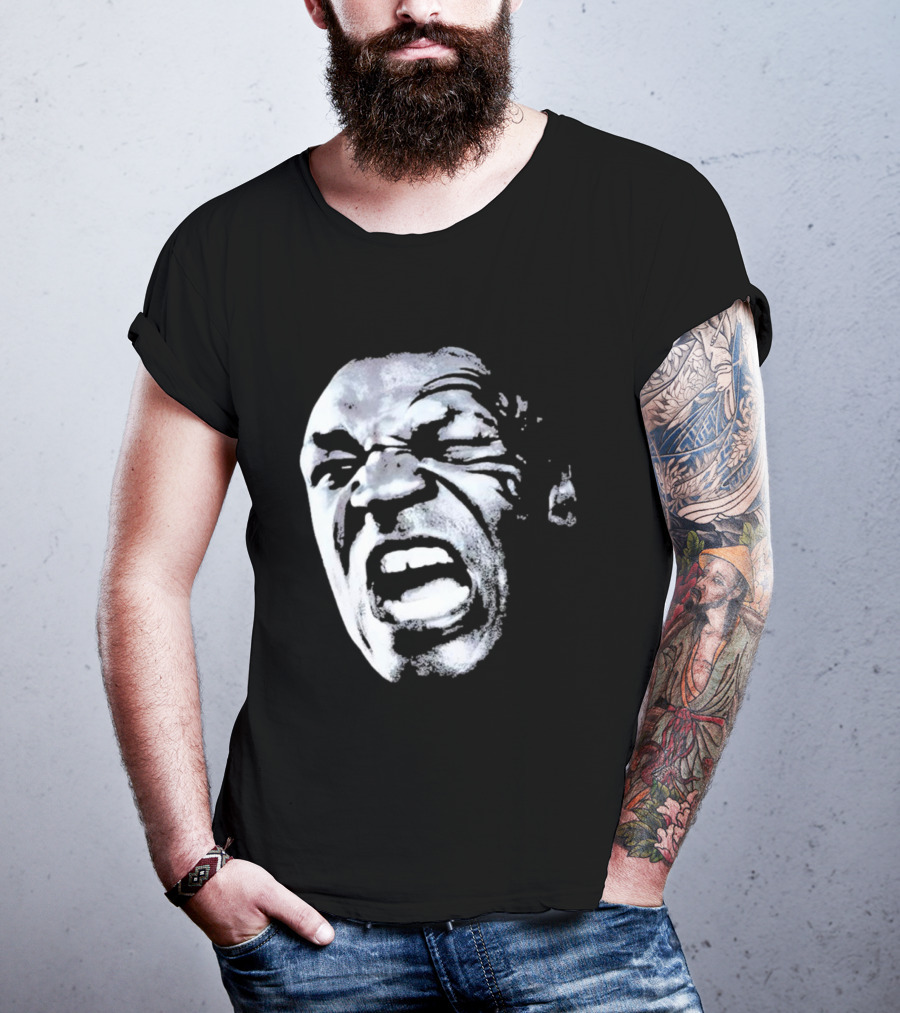 Lean And Mean Mike Tyson Expression Face T-Shirt