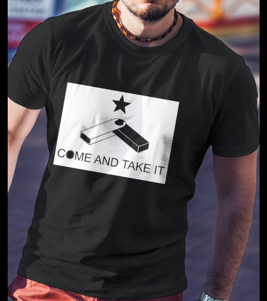 Come And Take It USB Stick Meme By Punk 6529 T-Shirt